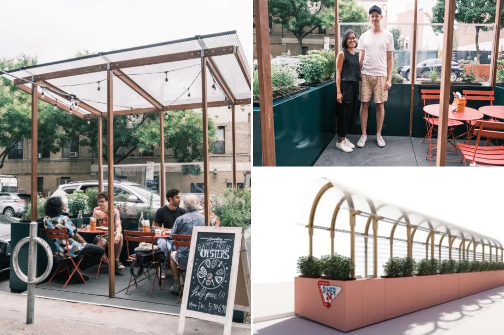 NYC startup deploys reusable outdoor dining shacks