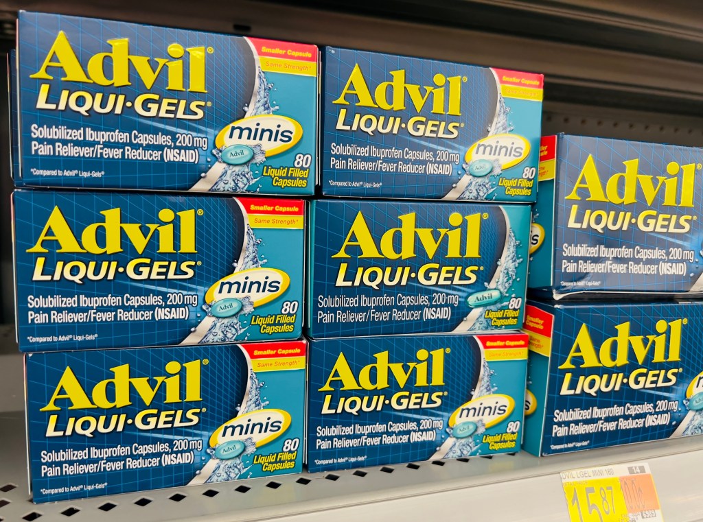 Advil Liqui-Gel on a shelf