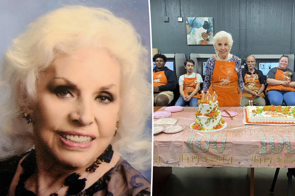 Home Depot's oldest employee, 100 years old, still helps customers