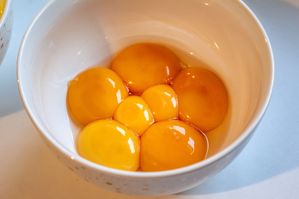 Double yolk in one egg