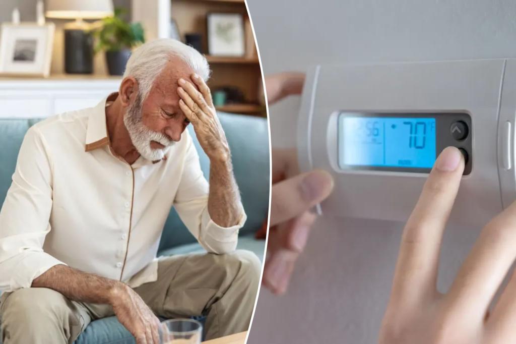 The elderly brain works best when home temperatures are in this range